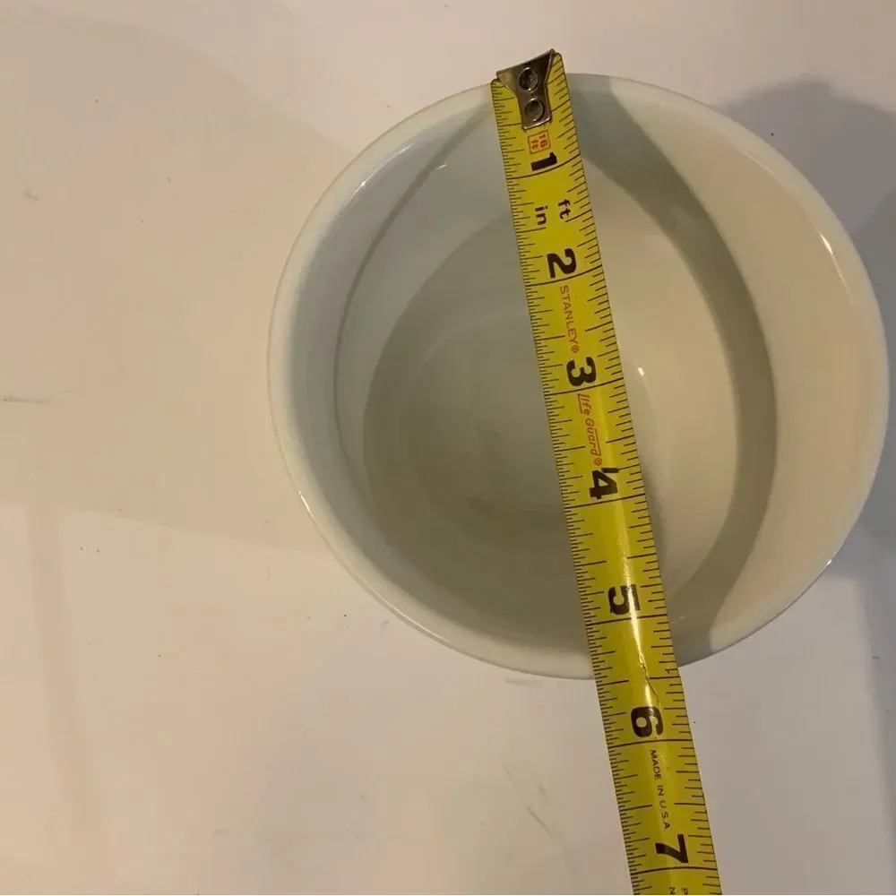 CRATE & BARREL 5.5 Inch White Porcelain Cereal Bowl MINT COND A9